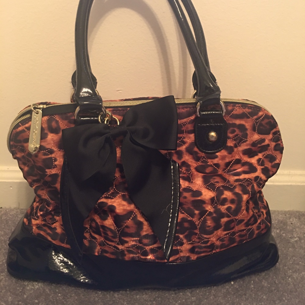Betsey Johnson Cheetah Print Purse